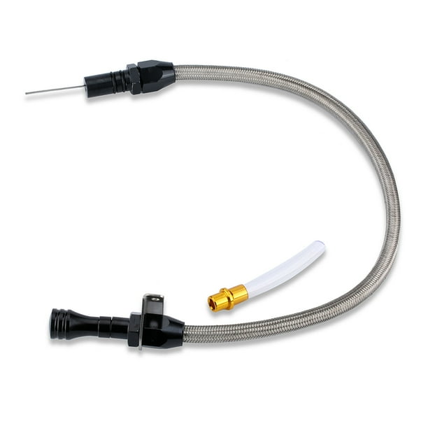 Flexible Stainless Transmission Dipstick 530mm for Chevrolet GM Black