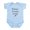 Sky Blue, variant on CafePress - Mommys Running Buddy Body Suit - Baby Light Bodysuit, Size Newborn - 24 Months