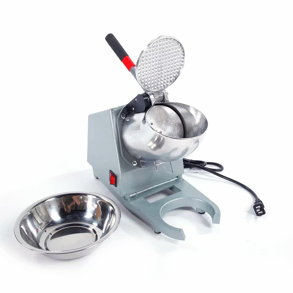 Akoyovwerve 200W Electric Ice Shaver Machine Silver