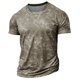 thumbnail image 3 of Camiseta de Cuello Redondo Deportiva de Manga Corta para Hombres, Mezcla de Algodón Del 95% para el Gimnasio Y la Construcción Muscular, 3 of 5