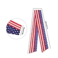thumbnail image 2 of IFRINID Patriotic Decorative Ribbon Bow, Red White and Blue Holiday Wreath Accent for Front Door, Porch and Independence Day Decor, 2 of 7