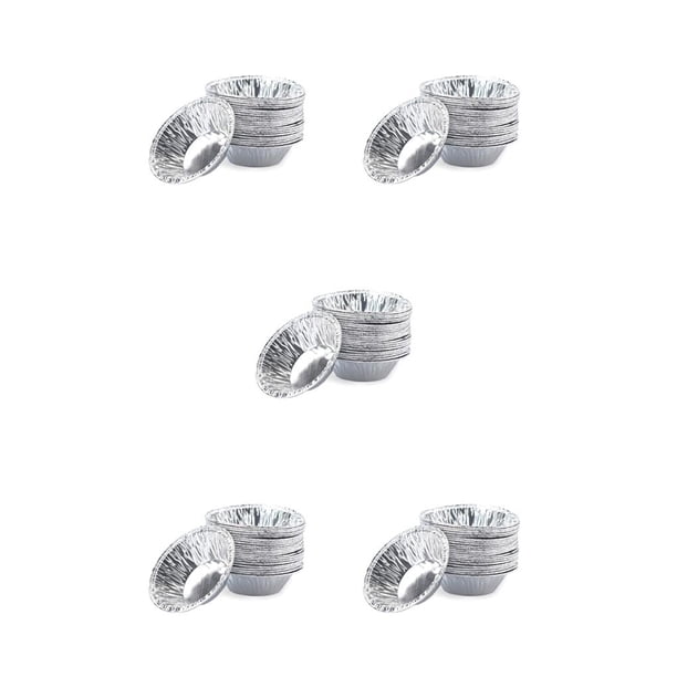 Pack de 100 moldes para hornear de papel de Aluminio Toystoory para postres y magdalenas