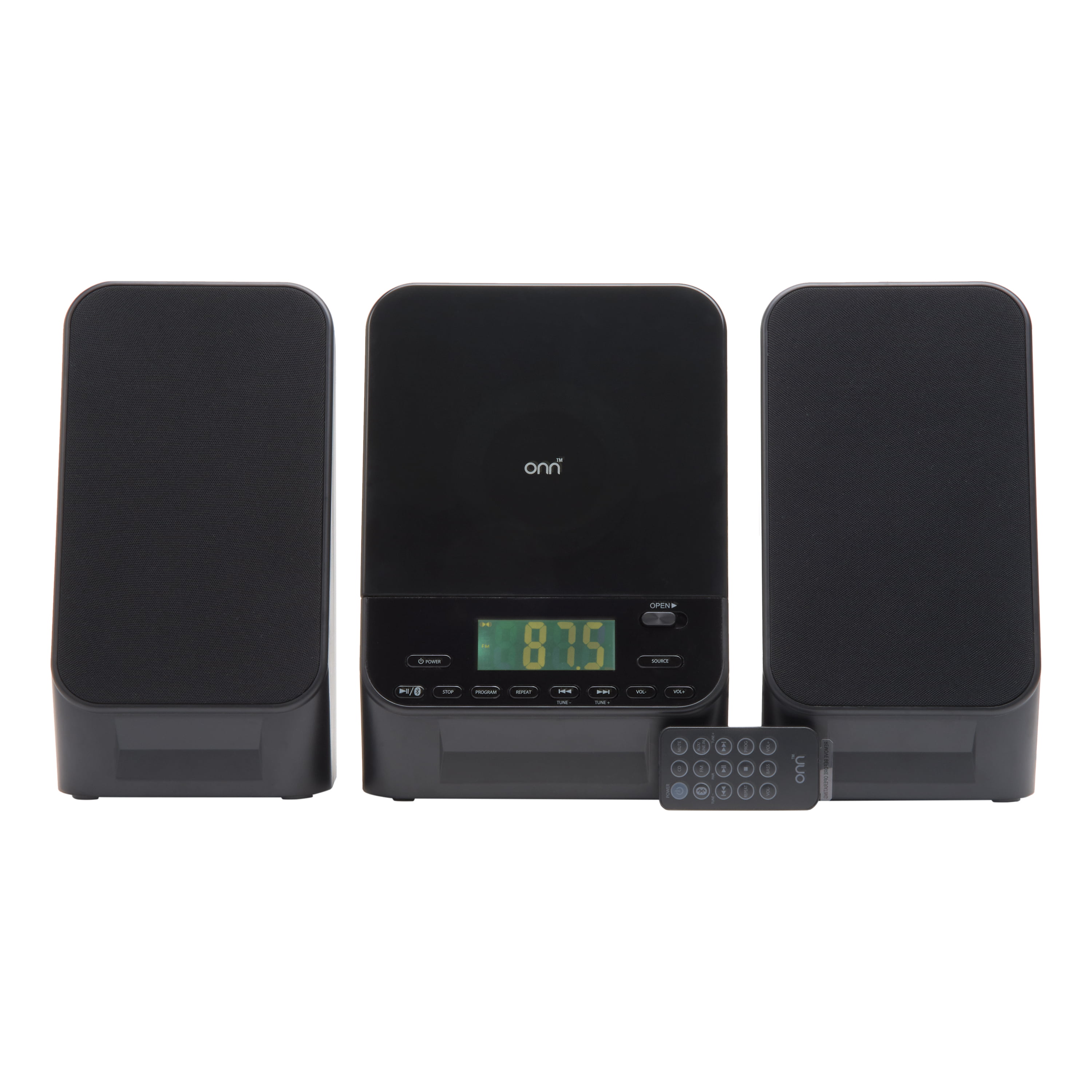 Onn Home Music 5 Watt Mini Bluetooth Cd Stereo System Walmart