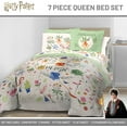 thumbnail image 2 of Harry Potter Herbology Magic 7 Piece Queen Size Bed Set with Shams, 2 of 5