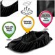 thumbnail image 5 of Althee 100 Pack Of Disposable Pp Shoe Covers One Size Fit Most Black Non-slip Shoe Protectors, 5 of 5