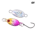 thumbnail image 1 of 2g3g5g micro placa de hierro frijol mágico pez pequeño plomo raya blanca Luya cebo falso lubina de agua dulce boca de abalorios anzuelo simple anzuelo de boca de caballo, 1 of 1