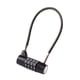 thumbnail image 2 of Candado de cable de acero con combinación, resistente y multifuncional, para equipaje de viaje Cable de acero 175mm, 2 of 9