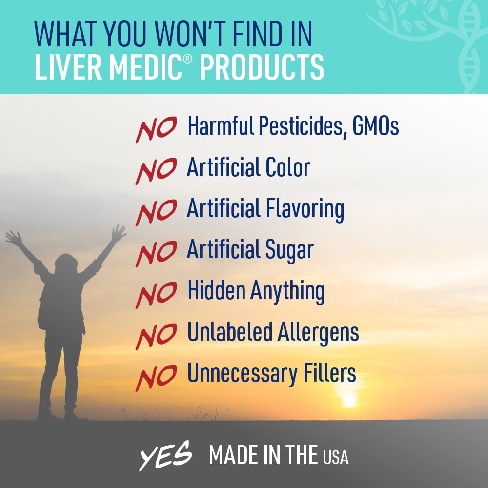 Liver Medic Candida Complex Digestive Enzymes, Enzymes for Digestion and Candida Cleanse, Non-GMO Probiotic with Herbs, Caprylic Acid, and Grape Seed Extract. (60 Vegetarian Caps)
