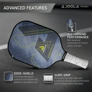 JOOLA Essentials Pickleball Paddle, Blue, 8.2oz weight, 15.5 Length, USAPA Approved