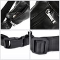 thumbnail image 3 of Fanny Pack OrrinSports de cuero negro para hombre y mujer, 3 of 6