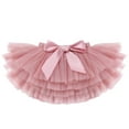 thumbnail image 2 of FYMNSI Baby Girls Diaper Tutu Skirts Infant Toddler Bloomers Skirts Princess Skirts with Headband Bean Pink 6-12 Months, 2 of 7