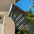 thumbnail image 6 of Thin Green Line Flag Flag Double Sided Printed 3x5 Ft Flag Banner Suitable For Yard Outdoor Party Decorative, 6 of 7