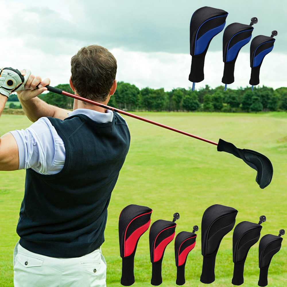3Pcs/Set Golf Headcover Golf Club Heads Cover Golf Club Putter Head