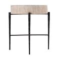 thumbnail image 5 of Butler Specialty Company Akemi 24.5" Round Wood and Iron Side Table - Natural, 5 of 7