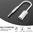 thumbnail image 5 of 3.5mm Male to Type C Female Audio Cable Cord, Analog Audio Jack Headphone Audio Adapter for MP3 Play, 5 of 5