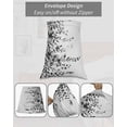 thumbnail image 7 of Grey Eucalyptus Body Pillow Covers, Gradient Retro Watercolor Leaves Soft Bed Throw Pillowcases Breathable Cooling Long Lumbar Body Pillow Sham Cover for Bed Sofa 20''x54'', 7 of 7