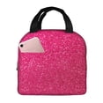 thumbnail image 1 of Disketp Rose Red Glitter Bolsa Térmica para Almuerzo para Hombre y Mujer, Ideal para Trabajo, Senderismo y Picnic, 1 of 8