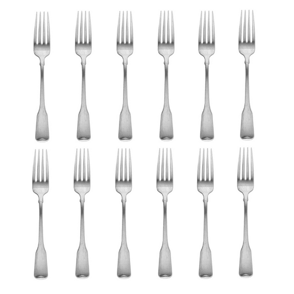 Oneida American Colonial 18/8 Stainless Steel Dinner Fork (Set of Twelve)