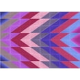 thumbnail image 1 of Ahgly Company Indoor Rectangle Patterned Medium Violet Red Pink Area Rugs, 4' x 6', 1 of 6