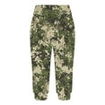thumbnail image 3 of Capri Sweatpants for Women Summer Casual Outdoor Pull-Up Camo Print Joggers Trousers with Pocket Wide Leg Workout Pants, Multicolor, XXXL, 3 of 6