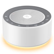 Kipcush 30 Soothing Sounds White Noise Machine with Night Light and Timer for Babies and Adults White