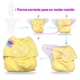 thumbnail image 3 of Pañales de tela ecológicos para bebés con rollo y bolsita ecobaby original Ecobaby Original estampados, 3 of 7