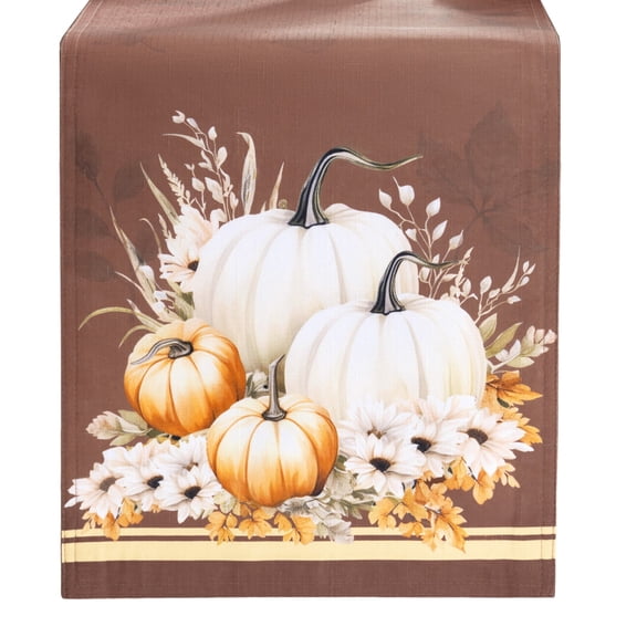 Elrene Home Fashions Wheatland Harvest Fall Table Runner, Multicolor, 13"W x 70"L
