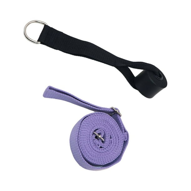 Sonducket Correa elástica para piernas, exquisita artesanía, fácil operación, amplia aplicación, correa de entrenamiento de Ballet portátil Ropa Deportiva, Zapatos morado pálido
