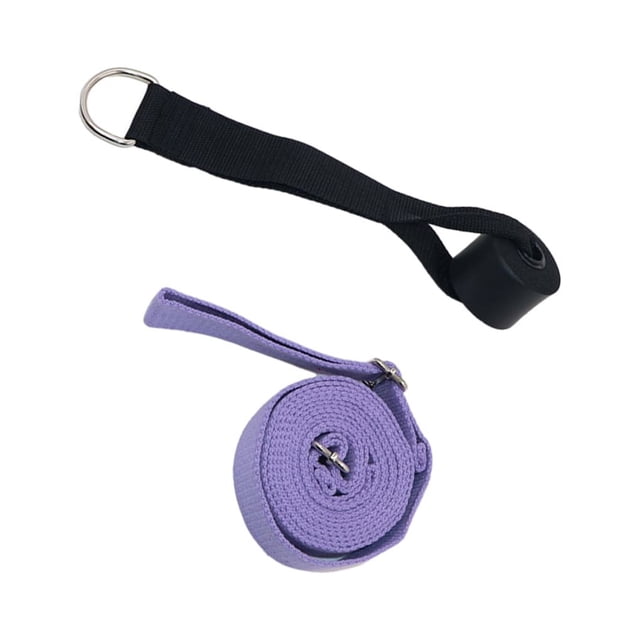 Greeniant Correa de pierna para entrenamiento de ballet, correa de entrenamiento portátil duradera y fácil de usar Ropa Deportiva, Zapatos morado pálido