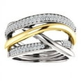 thumbnail image 3 of FB Jewels 14K Yellow and White Two Tone Gold 1/3 CTW Diamond Ring Size 7, 3 of 3