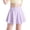 Purple, variant on Tennis Short Skirts for Girls Summer High Waist Flowy Plated Mini Skirt Kids Casual Workout Skirts