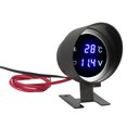 thumbnail image 4 of LED Voltmeter, Water Temperature Gauge Digital High Accuracy DC 9V-36V With Blue Light For ATV For Car For Motorcycle, 4 of 8