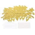 thumbnail image 3 of Dsseng 50 Pcs Double Happiness Cake Insert Birthday Topper Blank Cupcake Toppers Dessert Golden, 3 of 8