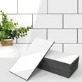 thumbnail image 2 of 102Pcs 3in. × 6in Peel and Stick Wall Tile for Kitchen Backsplash, Bathroom, Fireplace,Stick on Subway Tile,Glossy White, 2 of 7