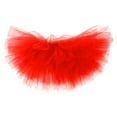 thumbnail image 4 of Tiqkatyck Skirts for Women Adult Tulle Skirt 6 Layered Tutu Mini Ball Gown Skirt Women Classic Princess Fluffy Ballet Skirts Long Skirt Red, 4 of 4