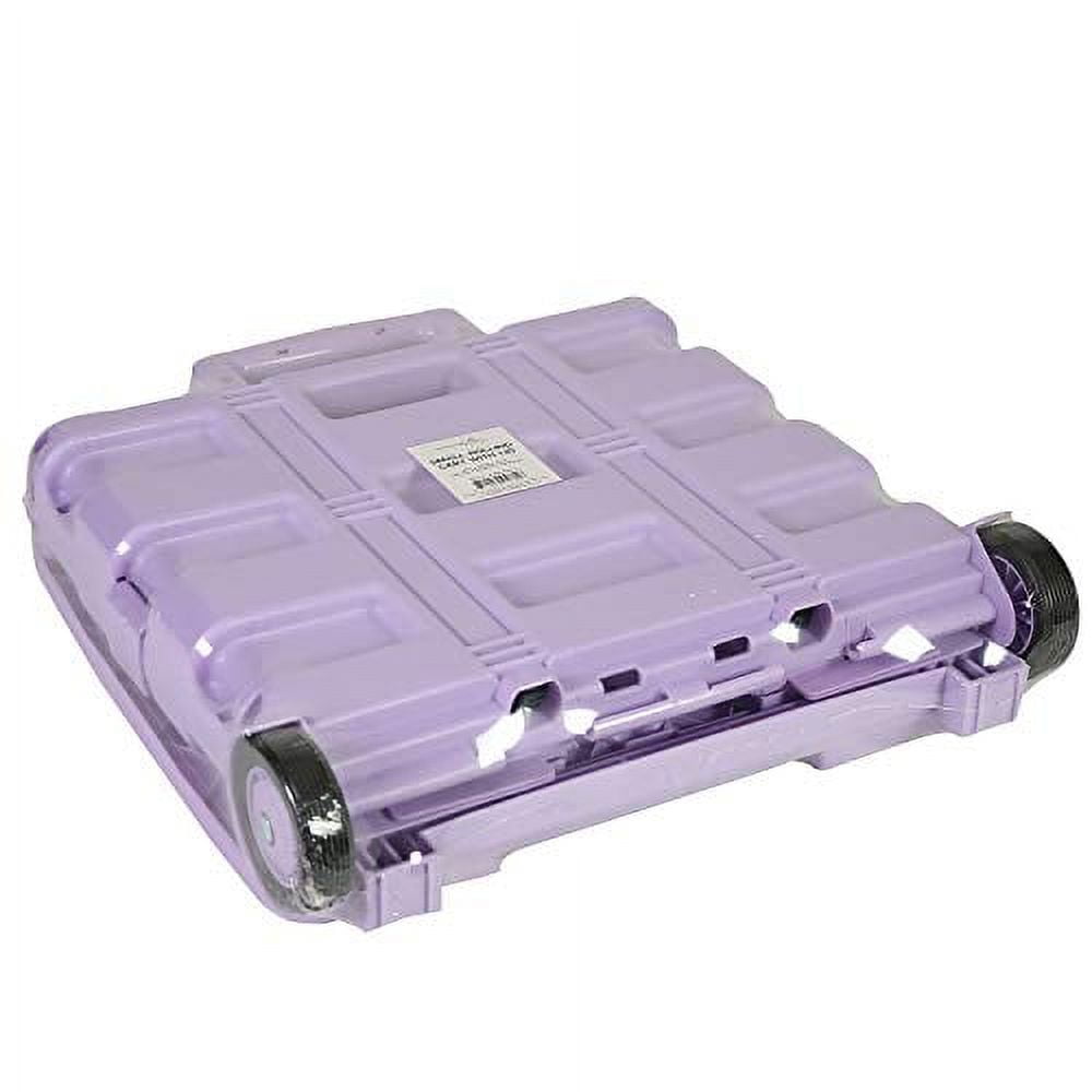 Everything Mary Collapsible Storage Cart for Crafts & Supplies, Purple