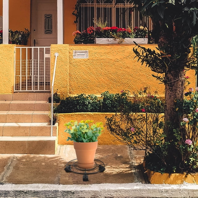 GOOHOCHY Soporte Para Plantas De Interior Y Exterior Estructura Metálica Con