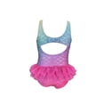 thumbnail image 4 of Traje de Baño para Beba George Talla 2 con Tutu de Mesh y Estampado de Sirena Multicolor, 4 of 4