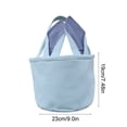 thumbnail image 3 of Easter Egg Storage Baskets Bags, Bunny Ear Polyester Handheld Easter Decoration, Reusable Eco-Friendly Thickened Material, Festive Gift Bag, 3 of 6