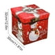 thumbnail image 3 of Caja de Almacenamiento Navideña con Forma de Taburete | Tela No Tejida | Roja | 30 X 32 Cm | Organizador de Juguetes Infantiles | Plegable | Caja de Regalo, 3 of 6