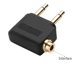 thumbnail image 4 of Adaptador de audio Jack de 3,5 mm Convertidor de audio para auriculares de viaje en avión (1 pieza) WDOplteas  Para estrenar, 4 of 6