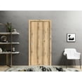 thumbnail image 3 of Sliding Closet Bi-fold Doors 48 x 84 inches | Planum 0010 Oak | Sturdy Tracks Moldings Trims Hardware Set | Wood Solid Bedroom Wardrobe Doors, 3 of 5
