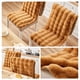 thumbnail image 5 of Cojín de asiento de felpa con respaldo – Antideslizante, cojín grueso para sillas, taburetes y sofás | Cojín suave de felpa con correas, diseño plegable, para uso interior y exterior, 5 of 6