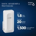 thumbnail image 2 of Extensor de rango WiFi 6 Mesh NETGEAR EAX14 AX1800, 2 of 6