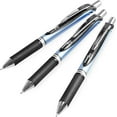 thumbnail image 4 of Pentel Energel BLN75 Retractable Gel Ink Rollerball Pen - 0.5mm - 54% Recycled - Black - Pack of 6 in Pillow Packaging, 4 of 4