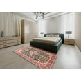 thumbnail image 4 of Ahgly Company Indoor Rectangle Traditional Brown Persian Area Rugs, 5' x 7', 4 of 6