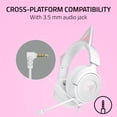 thumbnail image 6 of Razer Kraken Kitty V3 X Wired Kitty Headset for Gaming, 3.5mm, White, 6 of 13