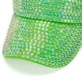 thumbnail image 4 of Bling Rhinestones Sport Hats Adjustable Summer Cap Visor Caps Unisex, 4 of 6