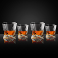 thumbnail image 3 of Kemstood Crystal Whiskey Glasses, Set of 4 Rocks Glasses Set - (10.5 Oz/310 ml) in Premium Gift Box- Whiskey Gifts for Men - Glasses for Bourbon, scotch, cocktails - Gifts for men who have everything, 3 of 5