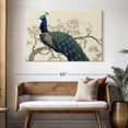 thumbnail image 3 of Elephant Stock Peacock And Blossoms Ii Wall Art - Horizontal Canvas Wall Art - Living Room Wall Decor - Animal Canvas - Blue And Green Decor By Tim O'toole - 48" x 32", 3 of 8